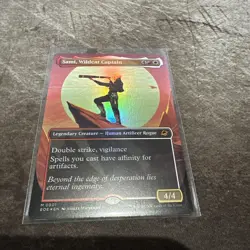Sami, Wildcat Captain 301 (Borderless) Edge of Eternities Foil NM - Image 1