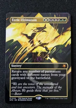 MTG - Eerie Ultimatum Borderless - Special Guests - NM Mythic #104 Non Foil - Image 1