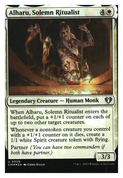 Alharu, Solemn Ritualist (Foil) Commander Masters #8 - MTG - NM+ - Image 1