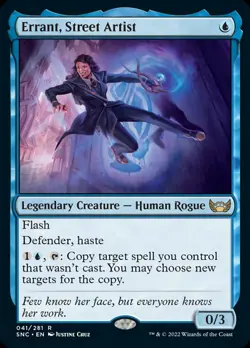 Errant, Street Artist - FOIL Streets of New Capenna MTG NM - Image 1