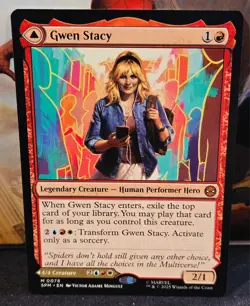 magic the gathering - Gwen Stacy/Ghost-Spider - Legendary Creature - Mythic - Image 1