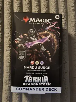 Magic The Gathering Tarkir Dragonstorm Commander Deck - Mardu Surge - New Sealed - Image 1