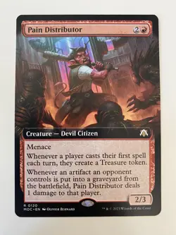 Pain Distributor *Non-Foil* EXT ART MOM MOC MTG NM/MT Combined Shipping - Image 1
