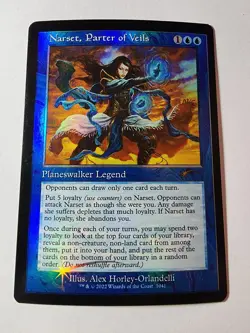 Narset, Parter of Veils (Retro Frame) Secret Lair Drop Foil - Image 1
