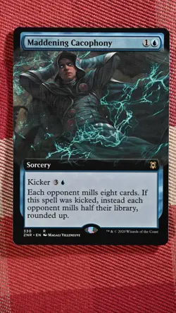 Maddening Cacophony (Extended Art) Zendikar Rising MTG Rare - Image 1