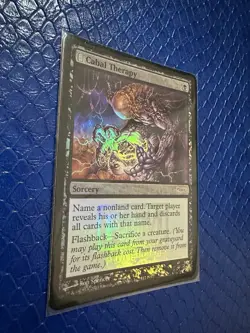 Magic the Gathering CABAL THERAPY #5/12 DCI Promo Foil FNM Black 2005 LP FOIL - Image 5