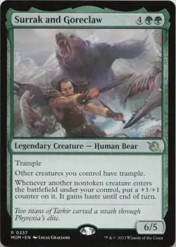 Surrak and Goreclaw R March of the Machine 337 LP-NM MTG - Image 1