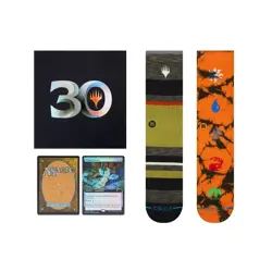 MAGIC THE GATHERING X STANCE CREW SOCKS L w/Winged Boots SEALED Foil Promo MTG - Image 2