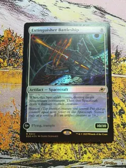 Magic The Gathering MTG #0242 Extinguisher Battleship FOIL Edge of Eternities NM - Image 1