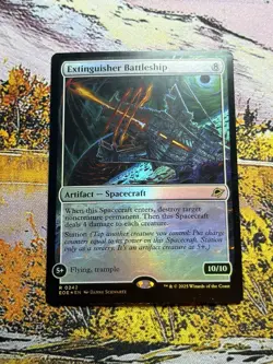 Magic The Gathering MTG #0242 Extinguisher Battleship FOIL Edge of Eternities NM - Image 2