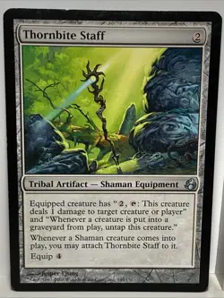 Thornbite Staff Morningtide Artifact NM - Image 1