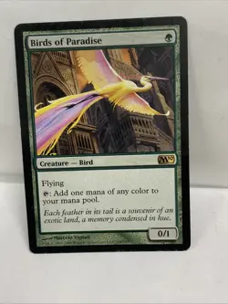 Magic 2010 Core Set M10: Birds of Paradise 168/249 NM - Image 1