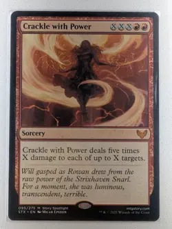 Crackle with Power Strixhaven: School of Mages Regular Magic the Gathering MTG - Image 1