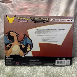 Pokemon Celebrations Lance’s Charizard V Box Evolving Skies Fusion Booster - Image 2
