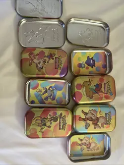 Pokemon 151 Mini Tins Empty, Lot of 7 ALL EMPTY TINS - Image 3