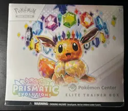 Prismatic Evolutions Pokemon Center Elite Trainer Box - PC ETB Sealed - Image 1