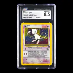 ✨ CGC 8.5 NM/MINT ✨ Pokemon Mew League Black Star Holo Promo #9 WOTC 🌀 SWIRL - Image 2