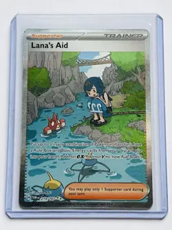 Lana’s Aid 219 Pokemon Twilight Masquerade 2024 NM Special Illustration Rare - Image 1
