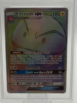2018 POKEMON SUN & MOON CELESTIAL STORM #172 FA/ELECTRODE GX - Secret - Image 2