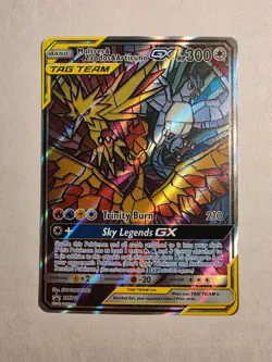 Pokemon Sun & Moon MOLTRES & ZAPDOS & ARTICUNO GX SM210 Black Star Promo NM - Image 1