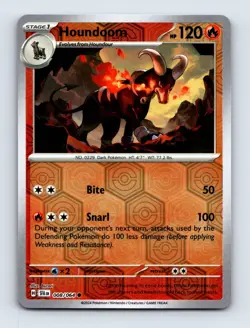 Houndoom - Shrouded Fable 008/064 - Common - Reverse Holo - NM - Pokemon TCG - Image 1