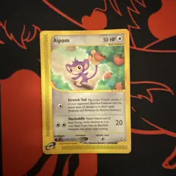 Pokemon TCG Aipom Reverse Holo Aquapolis 67/147 - Image 1