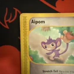 Pokemon TCG Aipom Reverse Holo Aquapolis 67/147 - Image 2