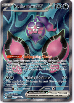 Pokemon TCG Pecharunt ex 085/064 Shrouded Fable Full Art Holo Rare Near Mint - Image 1