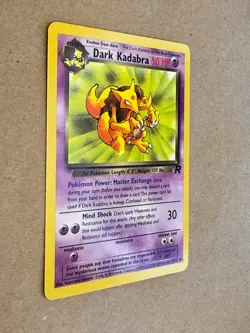 Near Mint 4 pk! Pokemon Team Rocket Dark Kadabra Machoke Muk & Persian #39-42 NM - Image 2