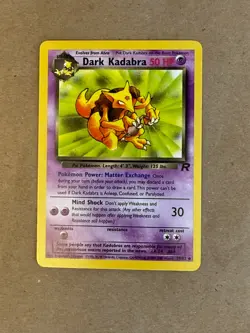Near Mint 4 pk! Pokemon Team Rocket Dark Kadabra Machoke Muk & Persian #39-42 NM - Image 3