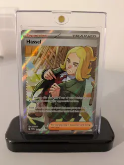Pokemon TCG Hassel Full Art 205/167, Twilight Masquerade, Ultra Rare Near Mint - Image 1