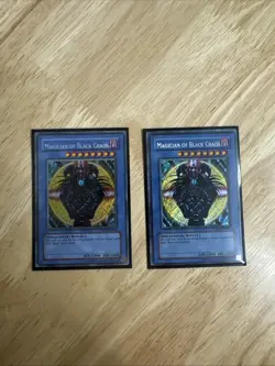Yugioh Magician of Black Chaos PP01-EN001 Unlimited Secret Rare NM x2 - Image 1