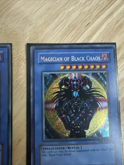 Yugioh Magician of Black Chaos PP01-EN001 Unlimited Secret Rare NM x2 - Image 5