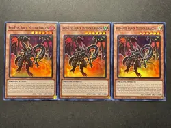 3x Red-Eyes Black Meteor Dragon | DUNE-EN095 | NM/MD | Super Rare | YuGiOh! - Image 1