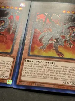 3x Red-Eyes Black Meteor Dragon | DUNE-EN095 | NM/MD | Super Rare | YuGiOh! - Image 5
