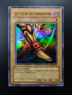 YUGIOH 2002 | LEFT LEG OF THE FORBIDDEN ONE | LOB-121 | NA PRINT | NM - MINT - Image 1
