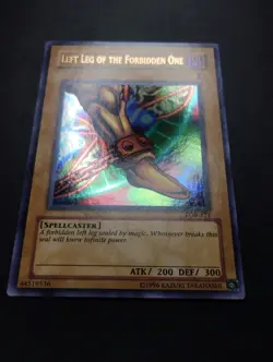 YUGIOH 2002 | LEFT LEG OF THE FORBIDDEN ONE | LOB-121 | NA PRINT | NM - MINT - Image 5