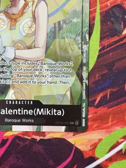 Miss.Valentine Mikita Dash Pack Promo OP14-087 One Piece TCG English - Image 4
