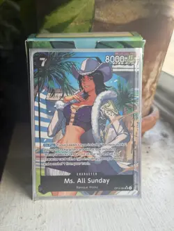 Ms. All Sunday - OP14-084 (Alternate Art) - The Azure Sea's Seven | One Piece - Image 1