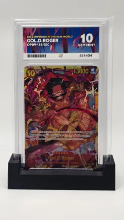 One Piece CCG Gol D Roger OP09-118 SEC ACE 10 - Image 1