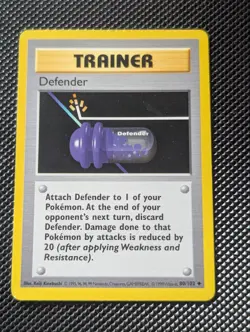 Shadowless Defender Pokemon Card Base Set 96/102 1999 WOTC - Image 1