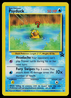 Pokemon Card - WoTC Black Star Promo Psyduck #20 NM - Image 1