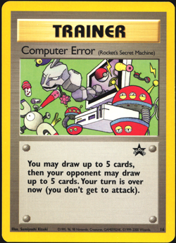 Pokemon Card - Computer Error WoTC Black Star Promo #16 - Image 1