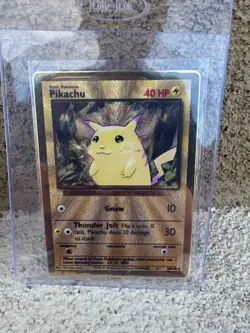 Pikachu #58, Charizard Gold #4/102, NM Celebrations Promo Metal Pokemon Card - Image 3
