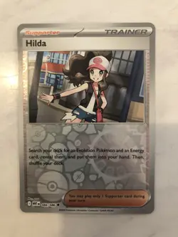 Hilda 84/86 SV White Flare Reverse Holo Card Pokemon TCG NM Pack Fresh - Image 1