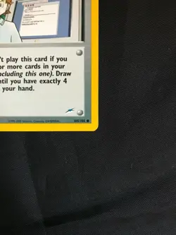 Pokemon Cards: 1st Edition Neo Destiny Common: Mail from Bill 105/105 - Image 4