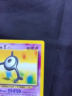 Pokemon Cards: 1st Edition Neo Revelation Uncommon: Unown Y 40/64 - Image 3