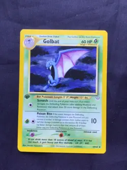 Pokemon Cards: 1st Edition Neo Revelation Uncommon: Golbat 29/64 - Image 1