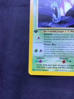 Pokemon Cards: 1st Edition Neo Revelation Uncommon: Golbat 29/64 - Image 5