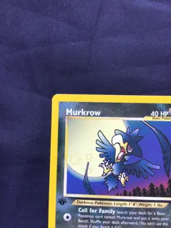 Pokemon Cards: 1st Edition Neo Revelation Common: Murkrow 46/64 - Image 2